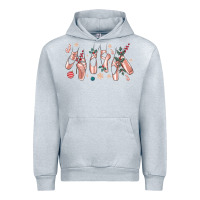 Heather Grey christmas ballerina shoes Urban Hoodie - MaliasSmallBusiness