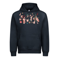 Navy christmas ballerina shoes Urban Hoodie - MaliasSmallBusiness