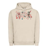 Pigment French Oak christmas ballerina shoes Urban Hoodie - MaliasSmallBusiness