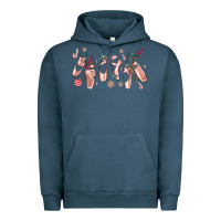 Pigment Midnight Navy christmas ballerina shoes Urban Hoodie - MaliasSmallBusiness