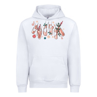 White christmas ballerina shoes Urban Hoodie - MaliasSmallBusiness