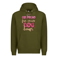 Army Green girlfriend  fur mom dog lover Premium Hoodie - Zillion Design Studio