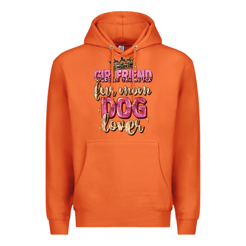 Girlfriend  Fur Mom Dog Lover Premium Hoodie by Zillion Design Studio | Teevron