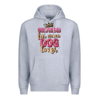 Heather Grey girlfriend  fur mom dog lover Premium Hoodie - Zillion Design Studio