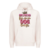 Pale Pink girlfriend  fur mom dog lover Premium Hoodie - Zillion Design Studio