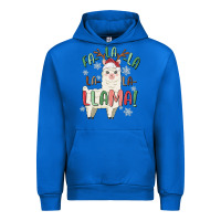 Cobalt fa la la llama Urban Hoodie - MaliasSmallBusiness