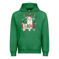 Emerald fa la la llama Urban Hoodie - MaliasSmallBusiness