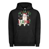Pigment Black fa la la llama Urban Hoodie - MaliasSmallBusiness