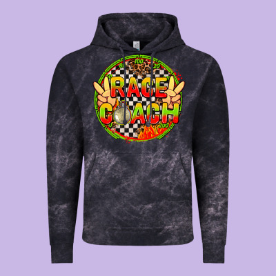 Race Coach  With Leopard And Peace Hand Vintage Hoodie Designed By Adodesignshop