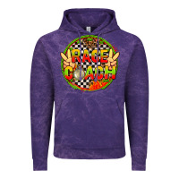 Cloud Purple race coach  with leopard and peace hand Vintage Hoodie - AdoDesignShop