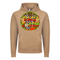 Vintage Coffee race coach  with leopard and peace hand Vintage Hoodie - AdoDesignShop