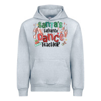 Heather Grey santa's favorite dance teacher Urban Hoodie - MaliasSmallBusiness