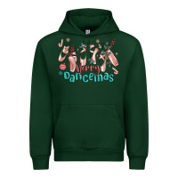 Forest Green merry dancemas christmas ballet Urban Hoodie - MaliasSmallBusiness