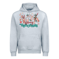 Heather Grey merry dancemas christmas ballet Urban Hoodie - MaliasSmallBusiness