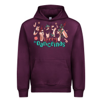 Mauve Wine merry dancemas christmas ballet Urban Hoodie - MaliasSmallBusiness