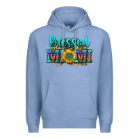 Colony Blue blessed mimi Premium Hoodie - Zillion Design Studio