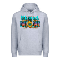 Heather Grey blessed mimi Premium Hoodie - Zillion Design Studio
