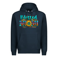 Navy blessed mimi Premium Hoodie - Zillion Design Studio