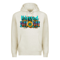 Oatmeal Heather blessed mimi Premium Hoodie - Zillion Design Studio