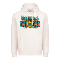 Pale Pink blessed mimi Premium Hoodie - Zillion Design Studio