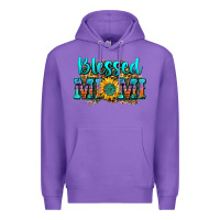 Purple blessed mimi Premium Hoodie - Zillion Design Studio