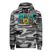 Slate Camo blessed mimi Premium Hoodie - Zillion Design Studio