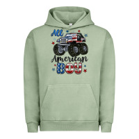 Pigment Oil Green all american boy Urban Hoodie - MaliasSmallBusiness