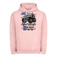 Pigment Salmon all american boy Urban Hoodie - MaliasSmallBusiness