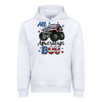 White all american boy Urban Hoodie - MaliasSmallBusiness