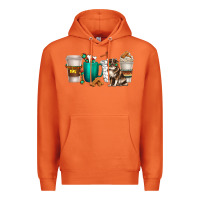 Carrot australian shepherd dog coffee cups Premium Hoodie - texasbilliewilder