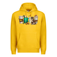 Lemon australian shepherd dog coffee cups Premium Hoodie - texasbilliewilder