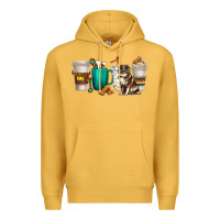Mustard australian shepherd dog coffee cups Premium Hoodie - texasbilliewilder