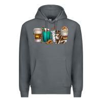 Rock australian shepherd dog coffee cups Premium Hoodie - texasbilliewilder