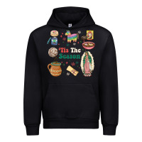 Black tis the season Urban Hoodie - MaliasSmallBusiness