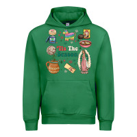 Emerald tis the season Urban Hoodie - MaliasSmallBusiness