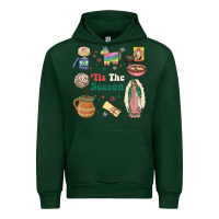 Forest Green tis the season Urban Hoodie - MaliasSmallBusiness