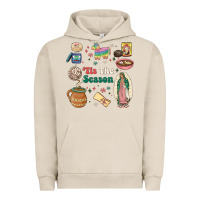 Pigment French Oak tis the season Urban Hoodie - MaliasSmallBusiness