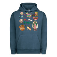 Pigment Midnight Navy tis the season Urban Hoodie - MaliasSmallBusiness