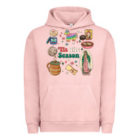 Pigment Salmon tis the season Urban Hoodie - MaliasSmallBusiness