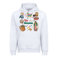 White tis the season Urban Hoodie - MaliasSmallBusiness