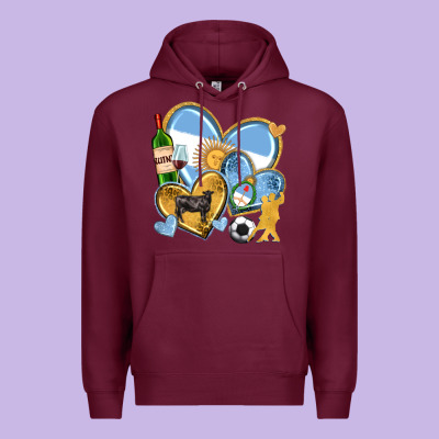 Premium Hoodie argentina  hearts