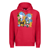 Cardinal argentina  hearts Premium Hoodie - texasbilliewilder