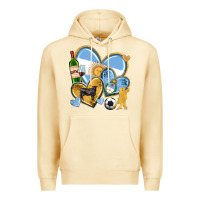 Pina Colada argentina  hearts Premium Hoodie - texasbilliewilder