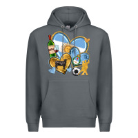 Rock argentina  hearts Premium Hoodie - texasbilliewilder