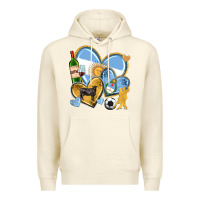 Sandshell argentina  hearts Premium Hoodie - texasbilliewilder