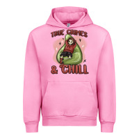 Fuchsia Pink true crimes & chill Urban Hoodie - MaliasSmallBusiness