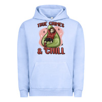 Pigment Grape Ice true crimes & chill Urban Hoodie - MaliasSmallBusiness