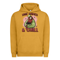 Pigment Peanut Butter true crimes & chill Urban Hoodie - MaliasSmallBusiness
