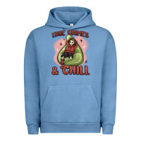 Pigment Pebble Blue true crimes & chill Urban Hoodie - MaliasSmallBusiness