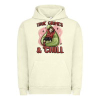 Pigment Pistachio true crimes & chill Urban Hoodie - MaliasSmallBusiness